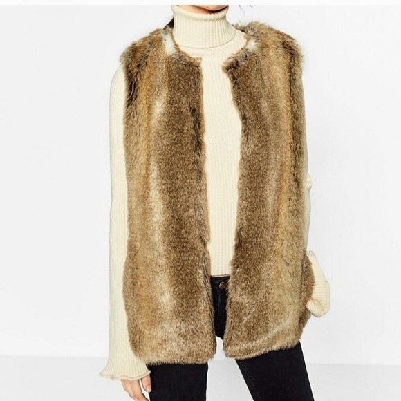 Zara Faux Fur Vest - Picture 8 of 8